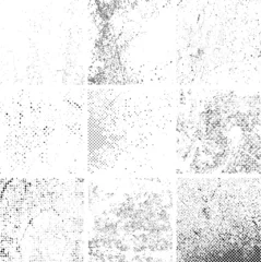 Grunge-Set-Streifen. Vektor-Illustration. © miloje