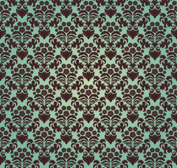 Damask seamless pattern
