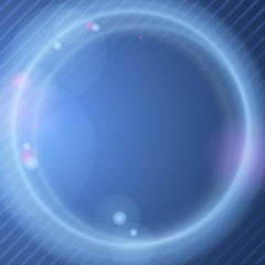 Abstract Neon Circles.