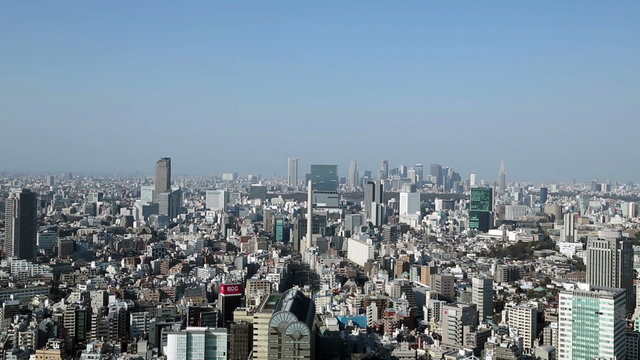 東京眺望（渋谷・新宿方面を望む）