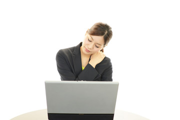 疲れたビジネスウーマン