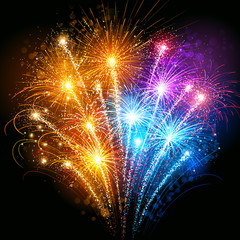 Colorful fireworks - 57779638