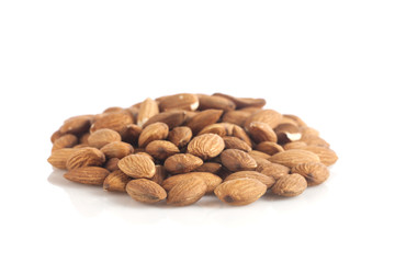 Pile of almonds