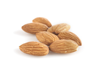Pile of almonds