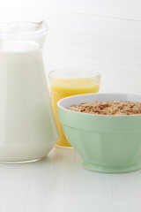 Delicious healthy breakfast