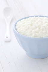 Delicious fresh and healthy cottage cheese