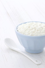 Delicious fresh and healthy cottage cheese