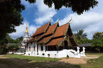Phut Earn Temple at Chiang Mai , Thailand