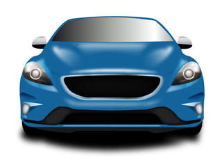 Auto Sportiva metallizzata blu