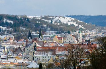 Fototapeta premium Eichtätt im Winter