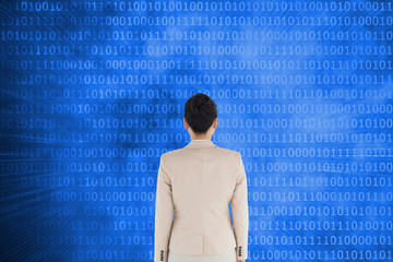 Composite image of asian businesswoman