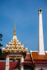 Thai temple cemetery