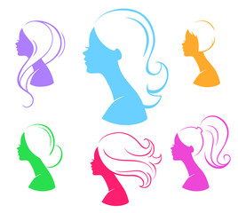 Woman's silhouette