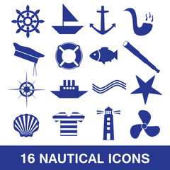 nautical icon collection eps10 - 57785286