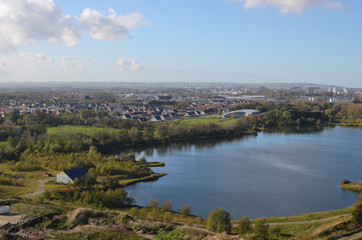 ville de marck vue de haut