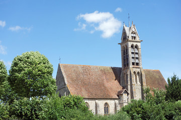Fototapeta premium Eglise du pays Fontainebleau
