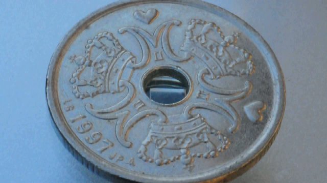 denmark kroner coin spin