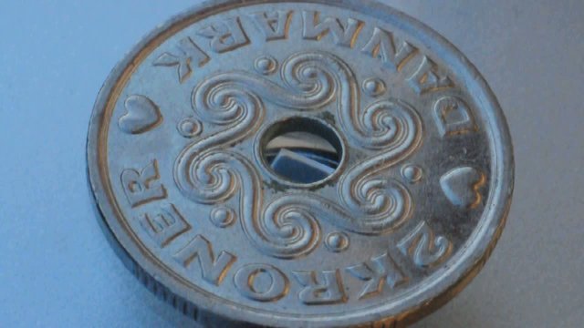 denmark kroner coin spin