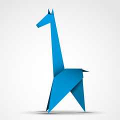 żyrafa origami wektor © Rzoog