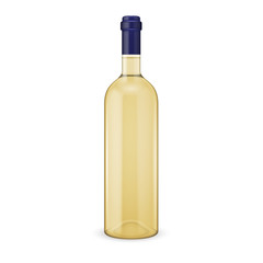 White wine bottle.