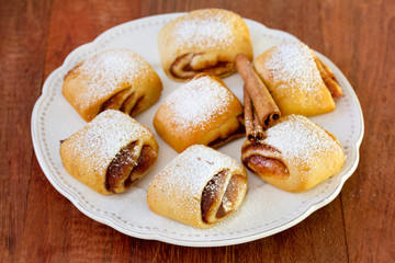 cookies on white plate