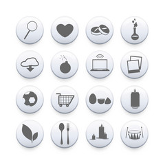 Set of icons for website