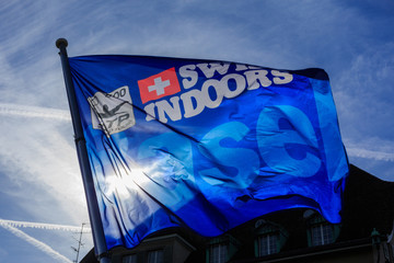 Backlit Flag for Tennis Tournament