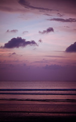 Fototapeta na wymiar Bali Kuta Beach sunset