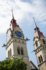 Kirchtürme in Winterthur
