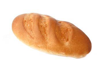 Bread isolated on white background
