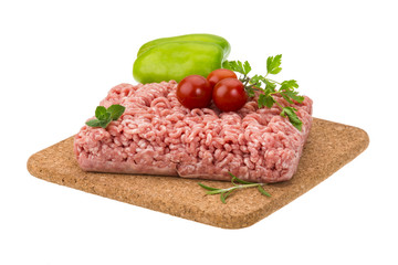 Stuffed raw meat