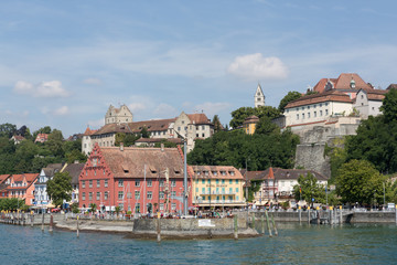 Obraz premium Stadtbild von Meersburg