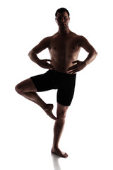 Fototapeta premium Adult male dancer