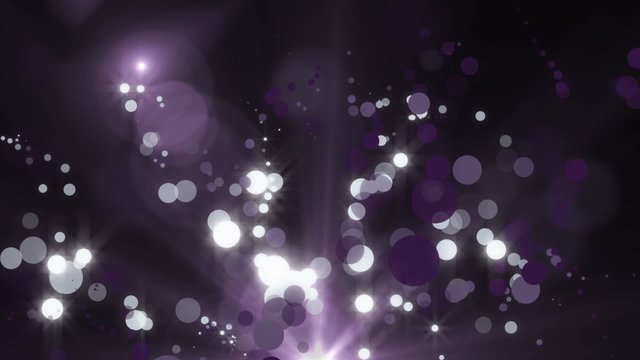Purple Twinkling Dust Background