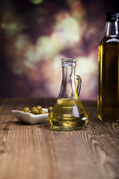Carafe with olive oil