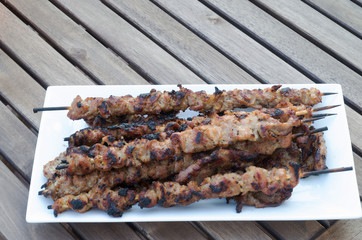 Vietnamese pork skewers