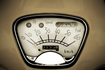 old speed odometer