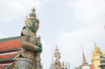 Wat pra kaew, Grand palace ,Bangkok,Thailand.