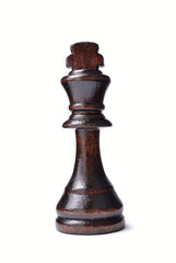 Black king chess piece