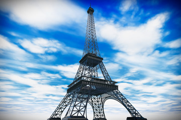 France Concept. Paris Eiffel tower