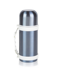 hot and cool flask isolated on white background