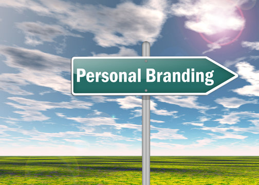Signpost "Personal Branding"