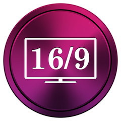 16 9 TV icon