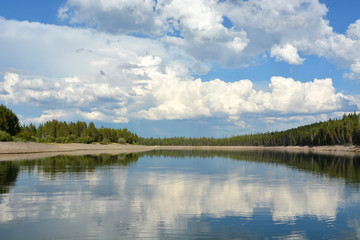 Snake river in Yellowstone national park