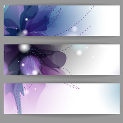 Floral Summer Banners.