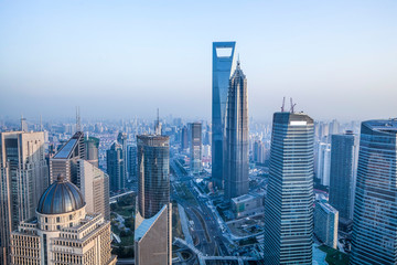 Fototapeta na wymiar Shanghai miasta
