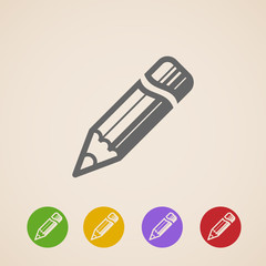 vector pencil icons