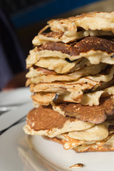 Homemade Pancake Stack