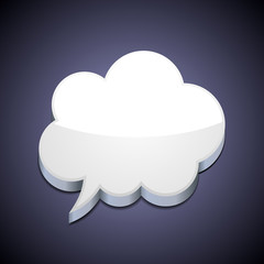 Speech Bubble Cloud