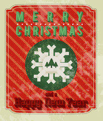 Retro Christmas Design vector illustration